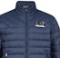 Sizing Emporio Armani EA7 Blue Down Jacket with Logo Print and Solid Design. 6KPB14-PNR4Z-1554