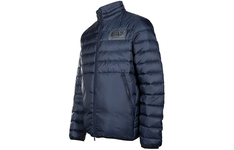 Emporio Armani EA7  Blue Puffer Jacket with Logo and Stand Collar. 6LPB14-PN5ZZ-1554 圖 4