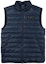 Order エンポリオアルマーニ EA7 ブルー ジッパー付スタンド襟ノースリーブダウンベスト 6RPQ02-PN5ZZ-1554