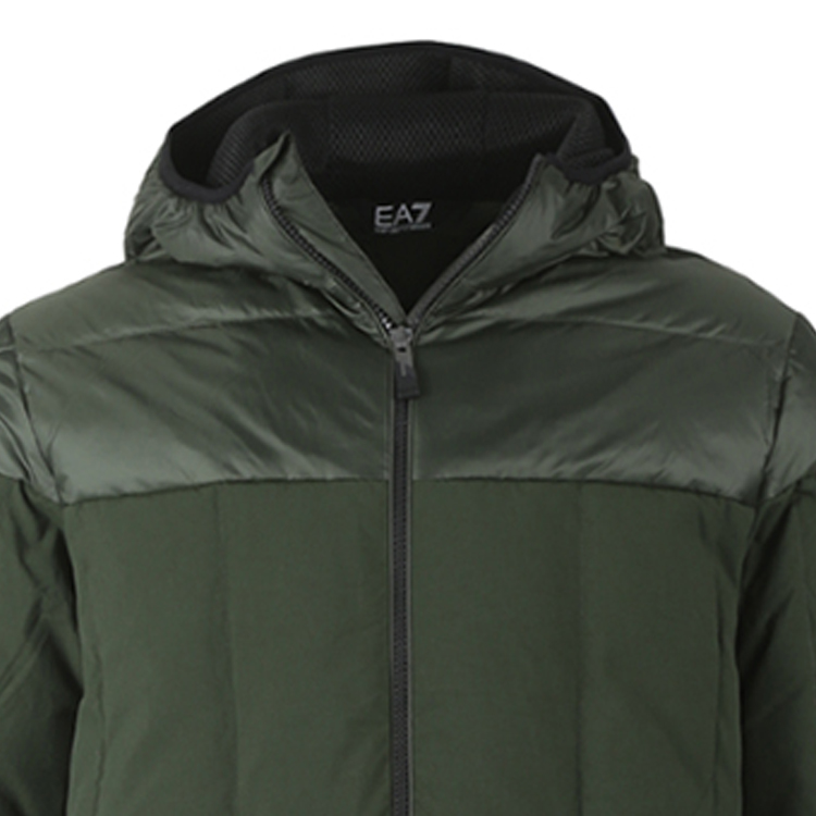 Emporio Armani EA7  Colorblock Hooded Down Jacket Army Green SS24 6RPB01-PNEOZ-1845 圖 4