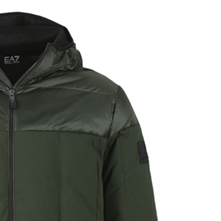 Emporio Armani EA7  Colorblock Hooded Down Jacket Army Green SS24 6RPB01-PNEOZ-1845 圖 5