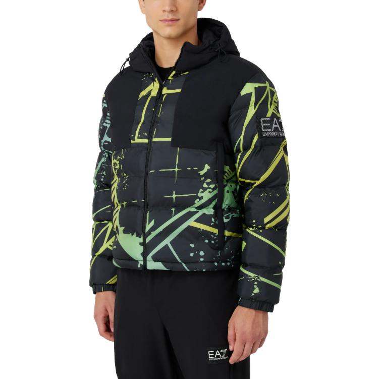 EMPORIO ARMANI EA7  Colorblock Hooded Zip Cotton Jacket Long Sleeve Casual 6RPB05-PN9FZ-2223 圖 11