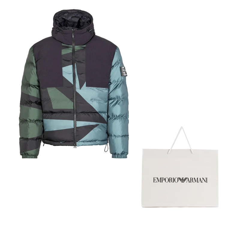EMPORIO ARMANI EA7  Colorblock Hooded Zip Cotton Jacket Long Sleeve Casual 6RPB05-PN9FZ-2223 圖 4