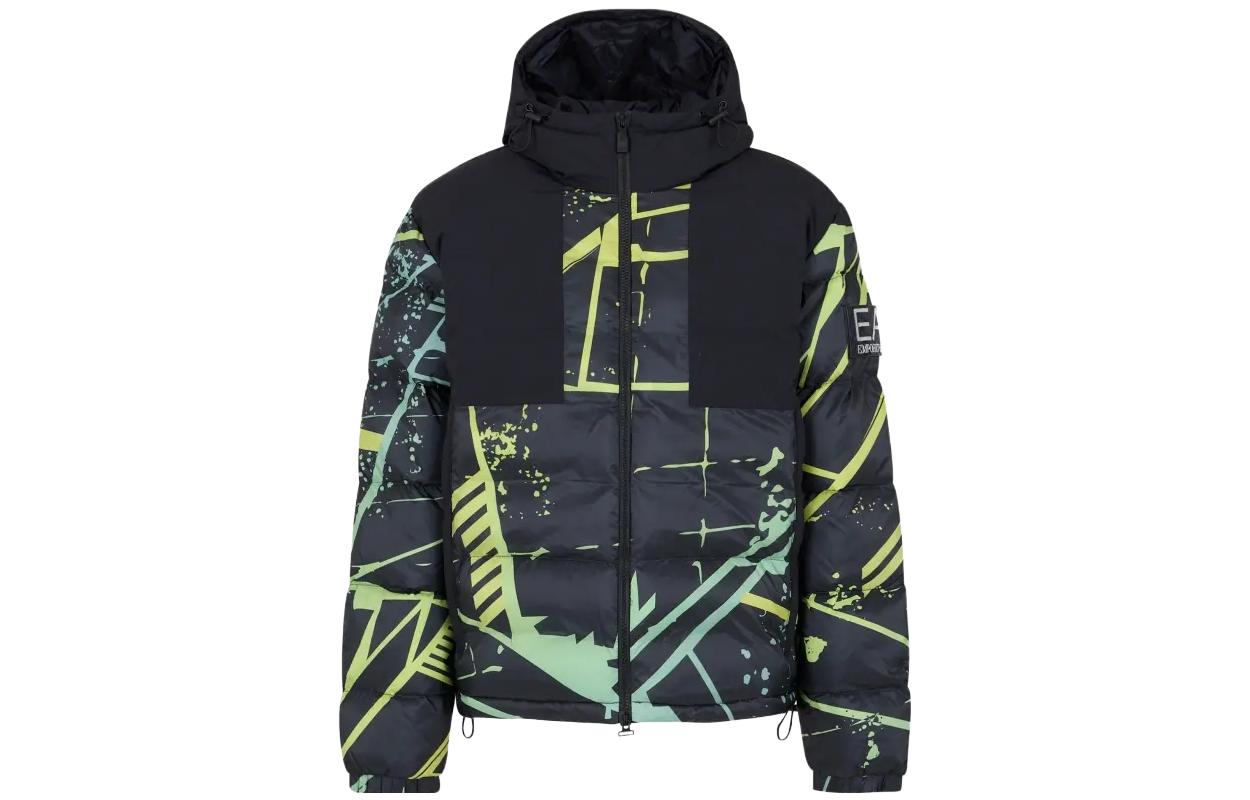 EMPORIO ARMANI EA7  Colorblock Hooded Zip Cotton Jacket Long Sleeve Casual 6RPB05-PN9FZ-2223 圖 7