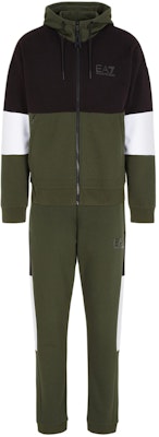 エンポリオアルマーニ EA7 カラーブロックロゴプリント スポーツウェアセット 6RPV55-PJ07Z-1200 5