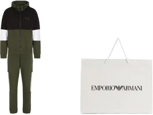 エンポリオアルマーニ EA7 カラーブロックロゴプリント スポーツウェアセット 6RPV55-PJ07Z-1200 7