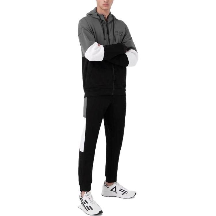 Purchase エンポリオアルマーニ EA7 カラーブロックロゴプリント スポーツウェアセット 6RPV55-PJ07Z-1200