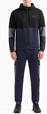 エンポリオアルマーニ EA7 カラーブロックロゴプリント スポーツウェアセット 6RPV55-PJ07Z-1200 2