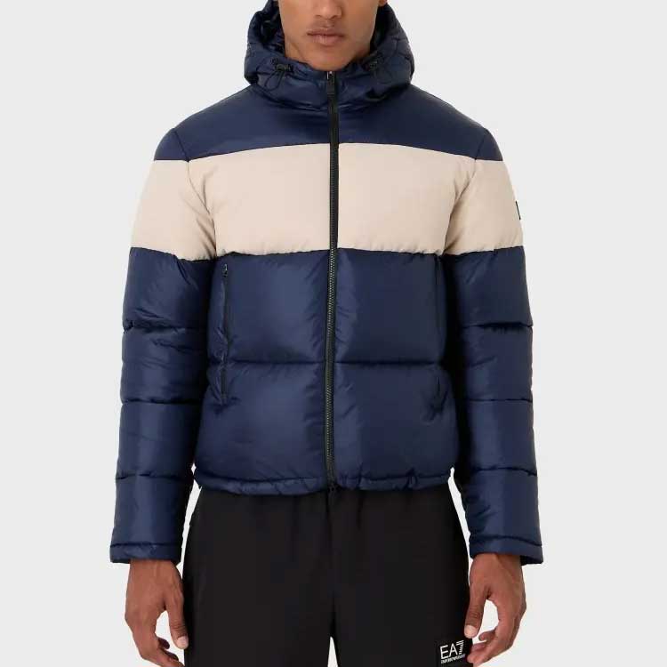 EMPORIO ARMANI EA7  Colorblock Zip-Up Hoodie Cotton Jacket 6RPB41-PNEOZ-1554 圖 9