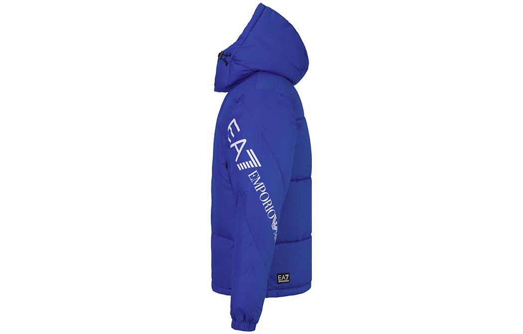 EMPORIO ARMANI EA7  FW22 Letter Print Hooded Windproof Jacket Blue 6LPB11-PNADZ-1597 圖 5