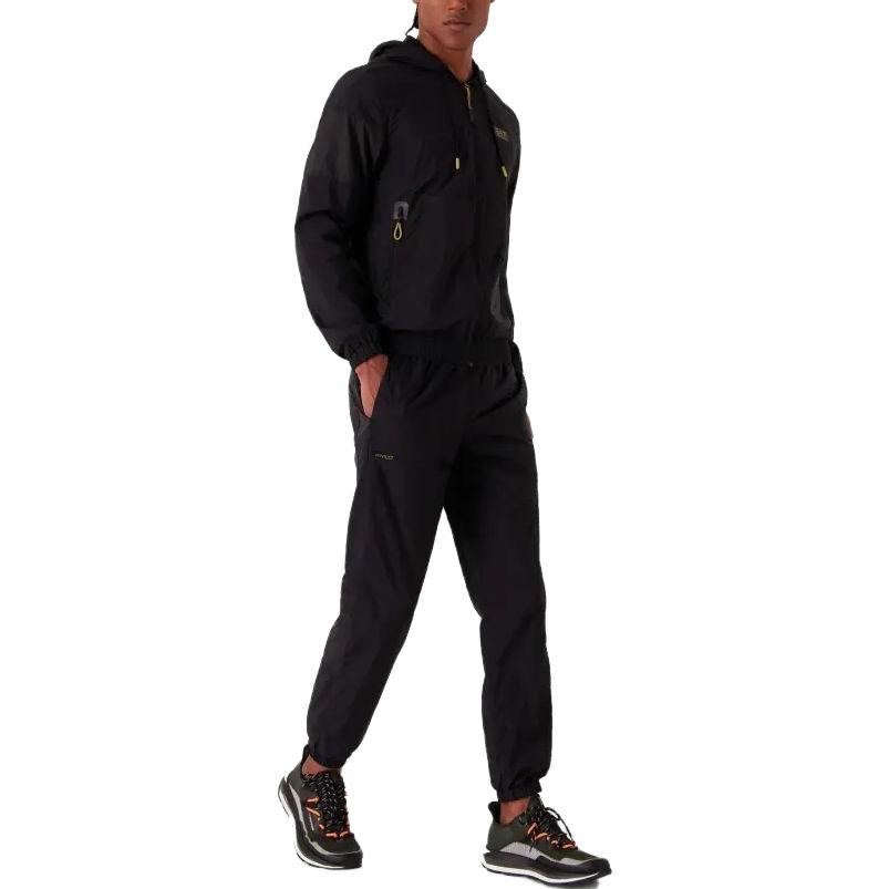 EMPORIO ARMANI EA7  FW23 Letter Print Hoodie Tracksuit Black. 6RPV62-PNDOZ-1200 圖 5