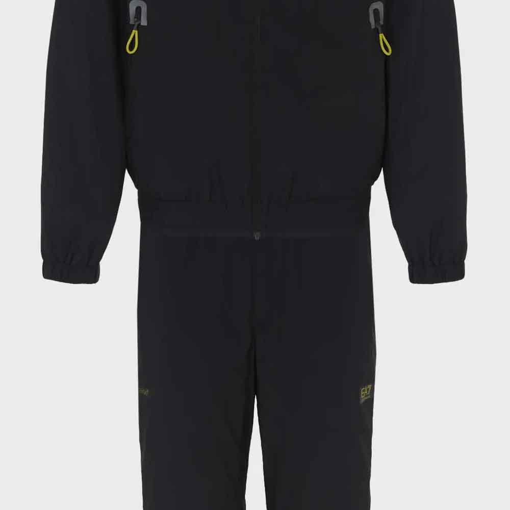 EMPORIO ARMANI EA7  FW23 Letter Print Hoodie Tracksuit Black. 6RPV62-PNDOZ-1200 圖 7