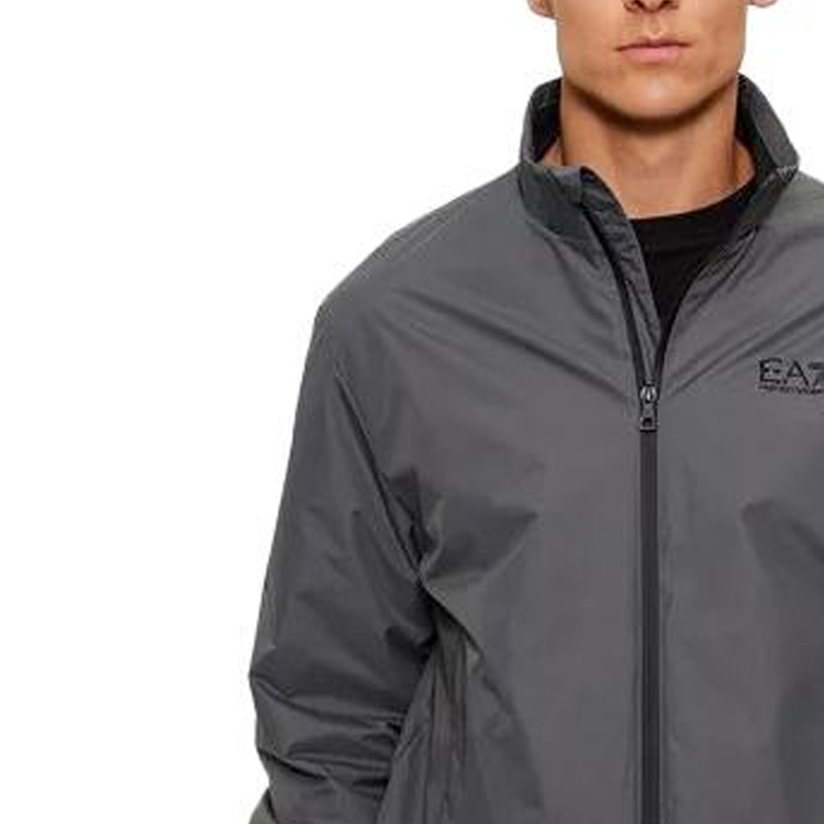 Emporio Armani EA7  Gray Zip Jacket with Colorblock Letter & Number Print. 6RPB07-PN27Z-1977 圖 5