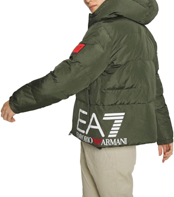 Emporio Armani EA7 綠色印字修身拉鍊連帽外套夹克. 6RPB32-PNEFZ-1845 Purchase Emporio Armani EA7 綠色印字修身拉鍊連帽外套夹克. 6RPB32-PNEFZ-1845