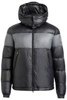 Emporio Armani EA7 Grey Colorblock Logo Print Hooded Cotton Jacket 6KPB59-PNR4Z-1200 Emporio Armani EA7 Grey Colorblock Logo Print Hooded Cotton Jacket 6KPB59-PNR4Z-1200