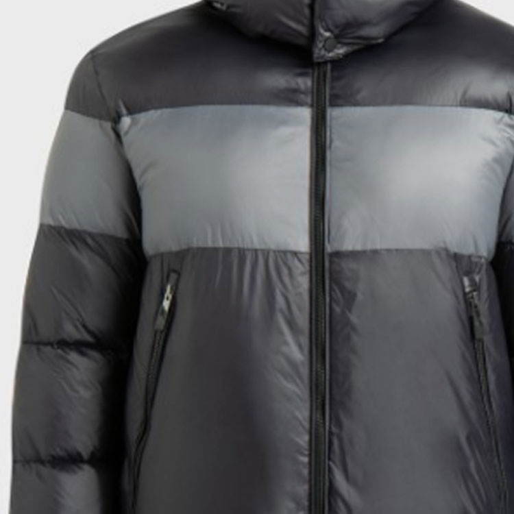 Purchase Emporio Armani EA7 灰色拼接Logo連帽棉質外套 6KPB59-PNR4Z-1200