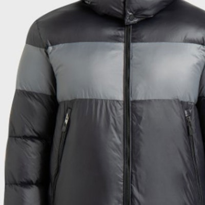 Emporio Armani EA7 灰色拼接Logo連帽棉質外套 6KPB59-PNR4Z-1200 Purchase Emporio Armani EA7 灰色拼接Logo連帽棉質外套 6KPB59-PNR4Z-1200