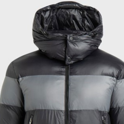 Emporio Armani EA7 灰色拼接Logo連帽棉質外套 6KPB59-PNR4Z-1200 Details for Emporio Armani EA7 灰色拼接Logo連帽棉質外套 6KPB59-PNR4Z-1200