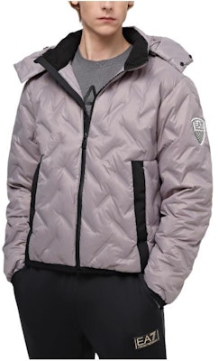 Emporio Armani EA7 Jaket Kelabu Hooded Kasual Cetakan. 6RPB64-PN8MZ-1920 Order Emporio Armani EA7 Jaket Kelabu Hooded Kasual Cetakan. 6RPB64-PN8MZ-1920