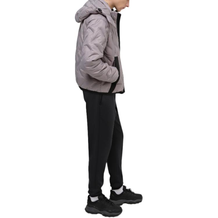 Shop Emporio Armani EA7 Jaket Kelabu Hooded Kasual Cetakan. 6RPB64-PN8MZ-1920