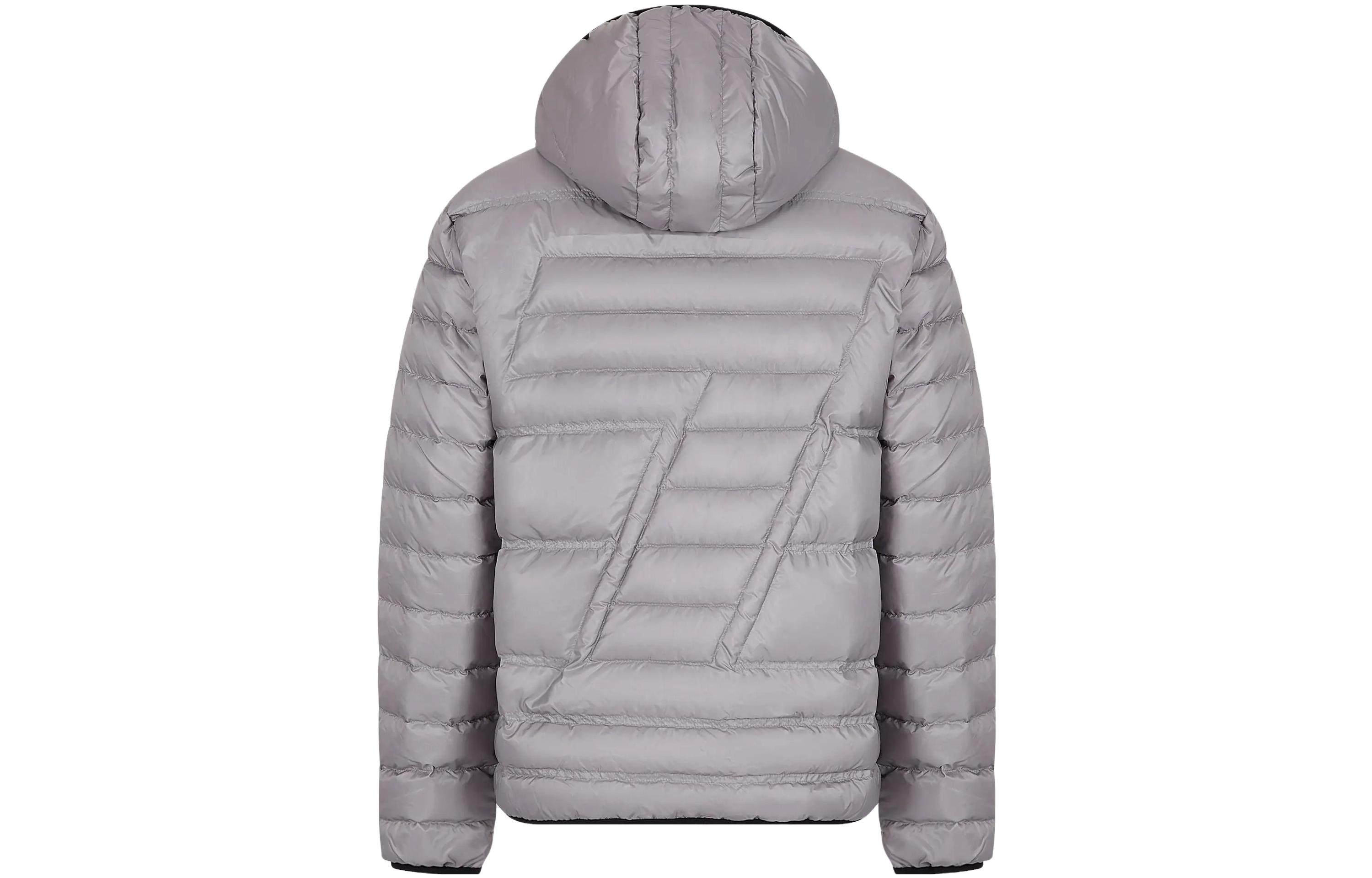 Emporio Armani EA7  Grey Hooded Down Jacket with Logo Patch. 6RPB16-PN5ZZ-1920 圖 3