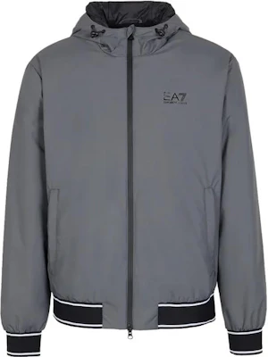 Emporio Armani EA7 灰色LOGO印花修身連帽外套。 6RPB08-PN27Z-1977 Buy Emporio Armani EA7 灰色LOGO印花修身連帽外套。 6RPB08-PN27Z-1977