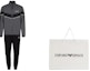 Lookbook Emporio Armani EA7 Grey Logo Print Tracksuit Sportswear Set. 6LPV55-PJ16Z-22BC