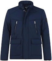 EMPORIO ARMANI EA7 High Neck Jacket Navy Blue SS23 Classic Design 6LPB30-PNR2Z-1554 EMPORIO ARMANI EA7 High Neck Jacket Navy Blue SS23 Classic Design 6LPB30-PNR2Z-1554