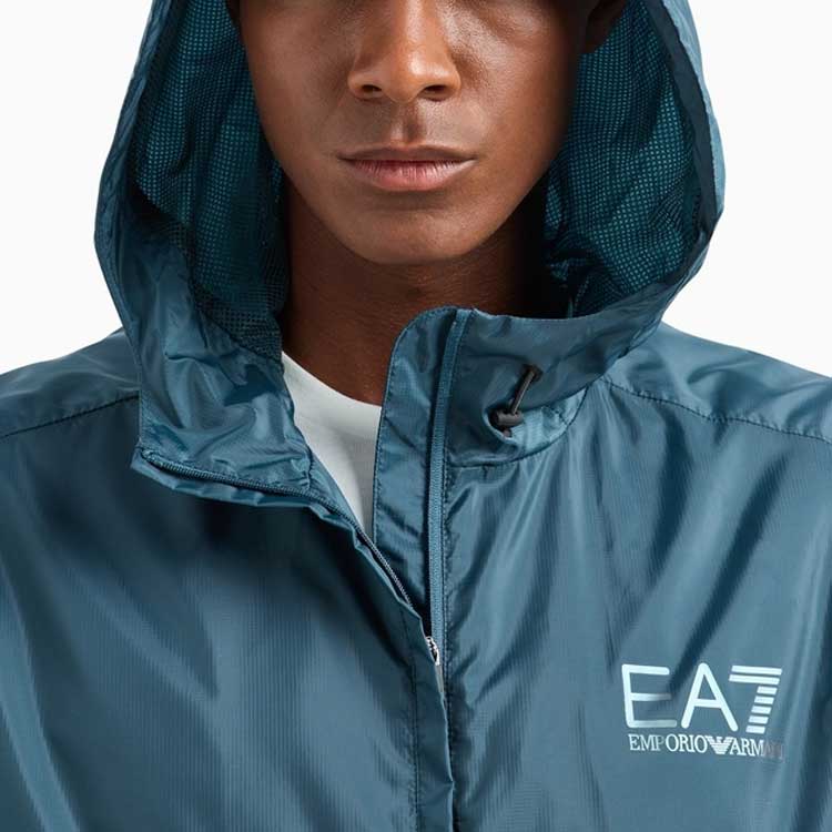 EMPORIO ARMANI EA7  Logo Print Hooded Jacket Dark Green. 3DPB03-PNFHZ-1821 圖 5