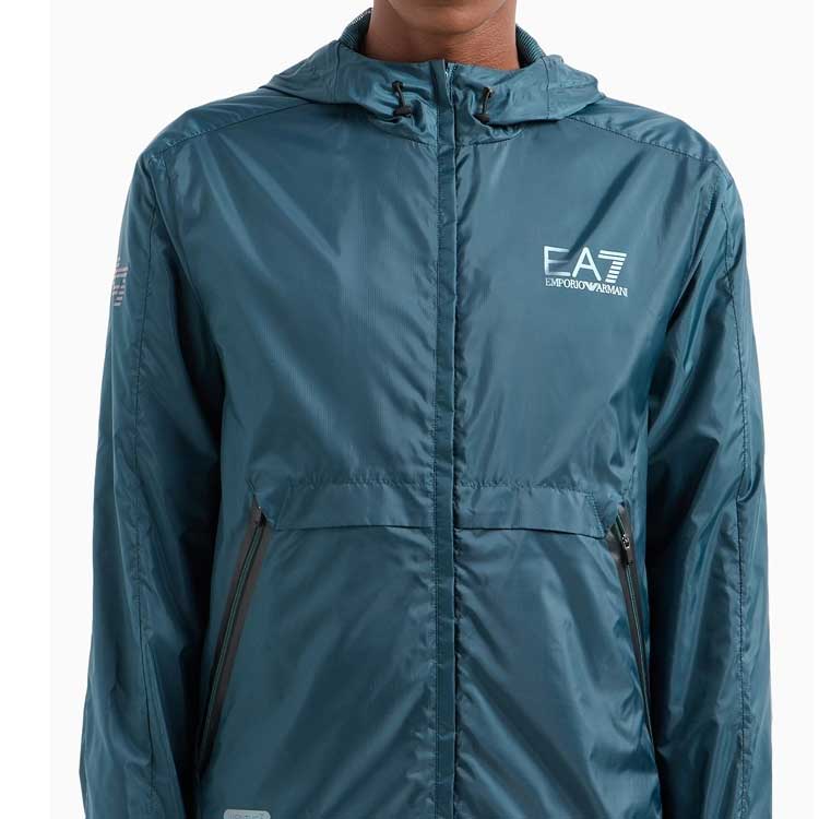 EMPORIO ARMANI EA7  Logo Print Hooded Jacket Dark Green. 3DPB03-PNFHZ-1821 圖 6