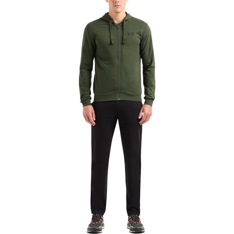 Cheap EMPORIO ARMANI EA7 徽標印花連帽拉鍊運動套裝 8NPV50-PJ05Z-29CE
