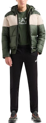 EMPORIO ARMANI EA7 徽標印花連帽拉鍊運動套裝 8NPV50-PJ05Z-29CE 1