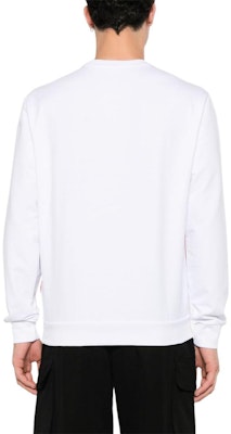 エンポリオアルマーニ EA7 ロゴプリント ルーズフィット クルーネックスウェット 白 3DPM14-PJLIZ-1100 Shop エンポリオアルマーニ EA7 ロゴプリント ルーズフィット クルーネックスウェット 白 3DPM14-PJLIZ-1100