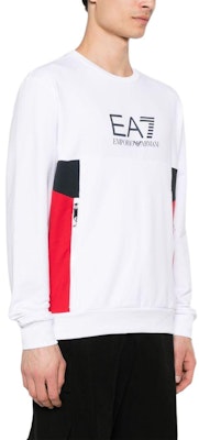 エンポリオアルマーニ EA7 ロゴプリント ルーズフィット クルーネックスウェット 白 3DPM14-PJLIZ-1100 Purchase エンポリオアルマーニ EA7 ロゴプリント ルーズフィット クルーネックスウェット 白 3DPM14-PJLIZ-1100