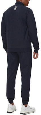 安普里奧·阿瑪尼EA7藍色Logo運動套裝-拉鍊外套與慢跑褲組合 8NPV60-PJVRZ-0562 Lookbook 安普里奧·阿瑪尼EA7藍色Logo運動套裝-拉鍊外套與慢跑褲組合 8NPV60-PJVRZ-0562