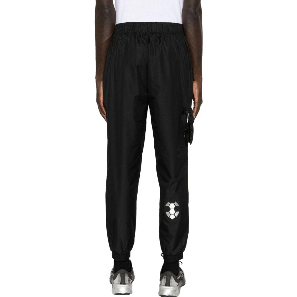Shop EMPORIO ARMANI EA7  Logo Tapered Jogger Pants Black. 6RPP61-PN4UZ-1200