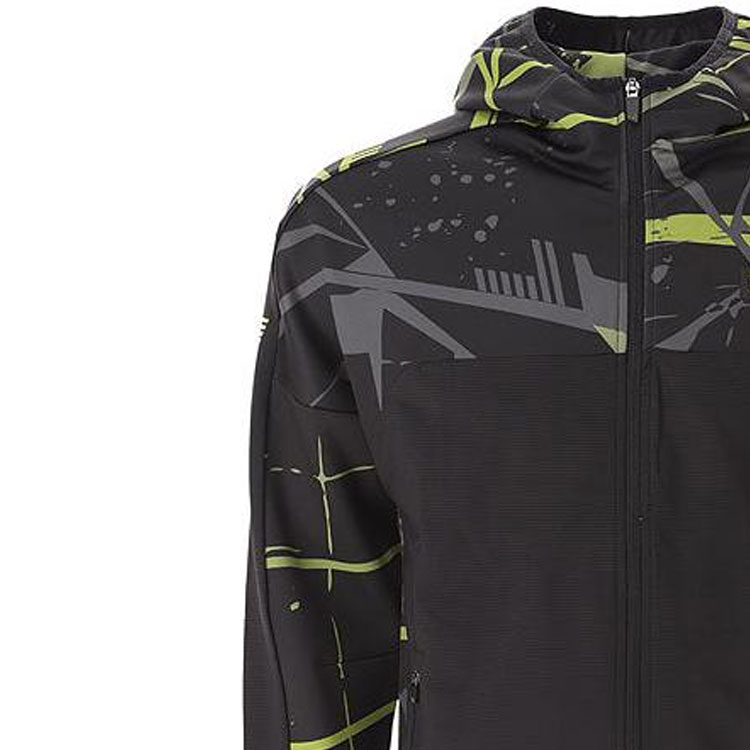 Shop Emporio Armani EA7  Long Sleeve Hooded Zip Jacket with Letter Print. 6RPM68-PJJHZ-2206