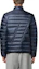 Shop Emporio Armani EA7 Jaket Puffer Biru Navy Logo dengan Resleting Setengah. 6RPB14-PN5ZZ-1554