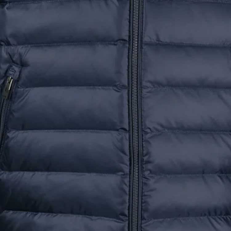 Details for Emporio Armani EA7 Jaket Puffer Biru Navy Logo dengan Resleting Setengah. 6RPB14-PN5ZZ-1554