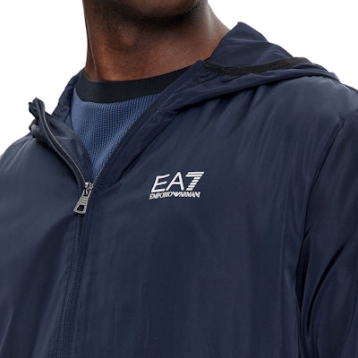 エンポリオアルマーニ EA7 ネイビーブルー ジップフーディージャケット FW24. 8NPB22-PNGRZ-1562 Cheap エンポリオアルマーニ EA7 ネイビーブルー ジップフーディージャケット FW24. 8NPB22-PNGRZ-1562