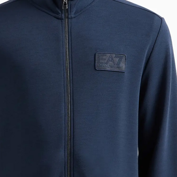 EMPORIO ARMANI EA7  Navy Embroidered Logo Full-Zip Sweatshirt 6DPM83-PJZKZ-1562 圖 3