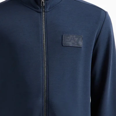 EMPORIO ARMANI EA7 海軍藍刺繡標誌全拉鍊運動衫 6DPM83-PJZKZ-1562 Lookbook EMPORIO ARMANI EA7 海軍藍刺繡標誌全拉鍊運動衫 6DPM83-PJZKZ-1562