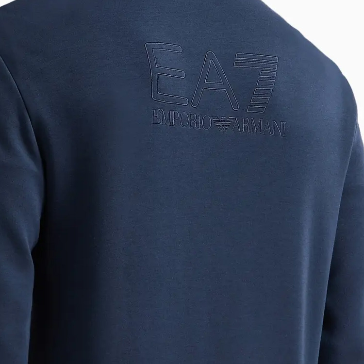 EMPORIO ARMANI EA7  Navy Embroidered Logo Full-Zip Sweatshirt 6DPM83-PJZKZ-1562 圖 4