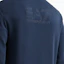 Shop EMPORIO ARMANI EA7 海軍藍刺繡標誌全拉鍊運動衫 6DPM83-PJZKZ-1562