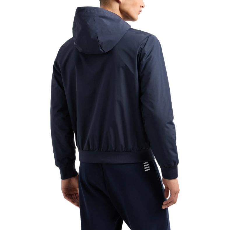 Emporio Armani EA7  Navy Hooded Zip-Up Jacket with Logo Print FW24. 8NPB21-PNFZZ-0562 圖 6