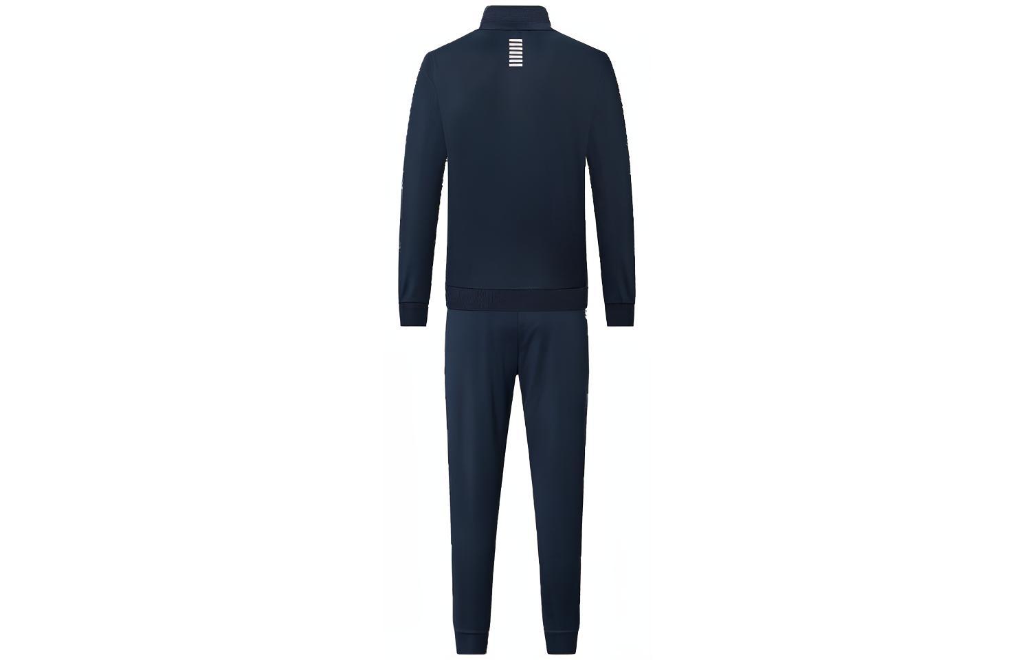 Lookbook Emporio Armani EA7  Navy Logo Print Casual Tracksuit. 8NPV71-PJ08Z-1578