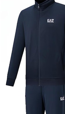 Emporio Armani EA7 Navy Logo Print Casual Tracksuit. 8NPV71-PJ08Z-1578 Details for Emporio Armani EA7 Navy Logo Print Casual Tracksuit. 8NPV71-PJ08Z-1578