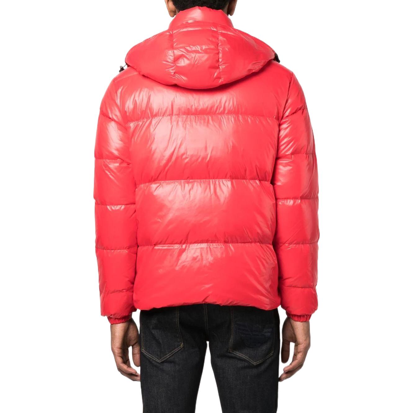 Emporio Armani EA7  Red Logo Printed Down Jacket with Hood. 6LPB01-PNR4Z-1451 圖 4