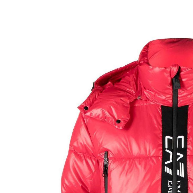 Emporio Armani EA7  Red Logo Printed Down Jacket with Hood. 6LPB01-PNR4Z-1451 圖 6