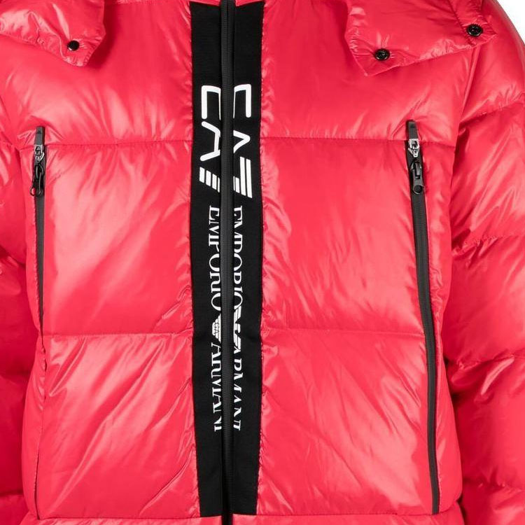 Emporio Armani EA7  Red Logo Printed Down Jacket with Hood. 6LPB01-PNR4Z-1451 圖 8